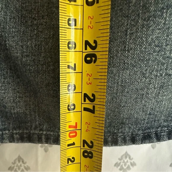 J. Crew Denim Chambray Button Down Shirt with Pearl Snaps - Picture 8 of 13